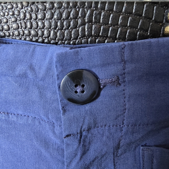 Anthropologie Royal Blue Flare Pants - Picture 3 of 13